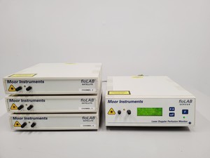 Thumbnail image of Moor Instruments FloLab Laser Doppler Perfusion Monitor Server and 3 Satellites