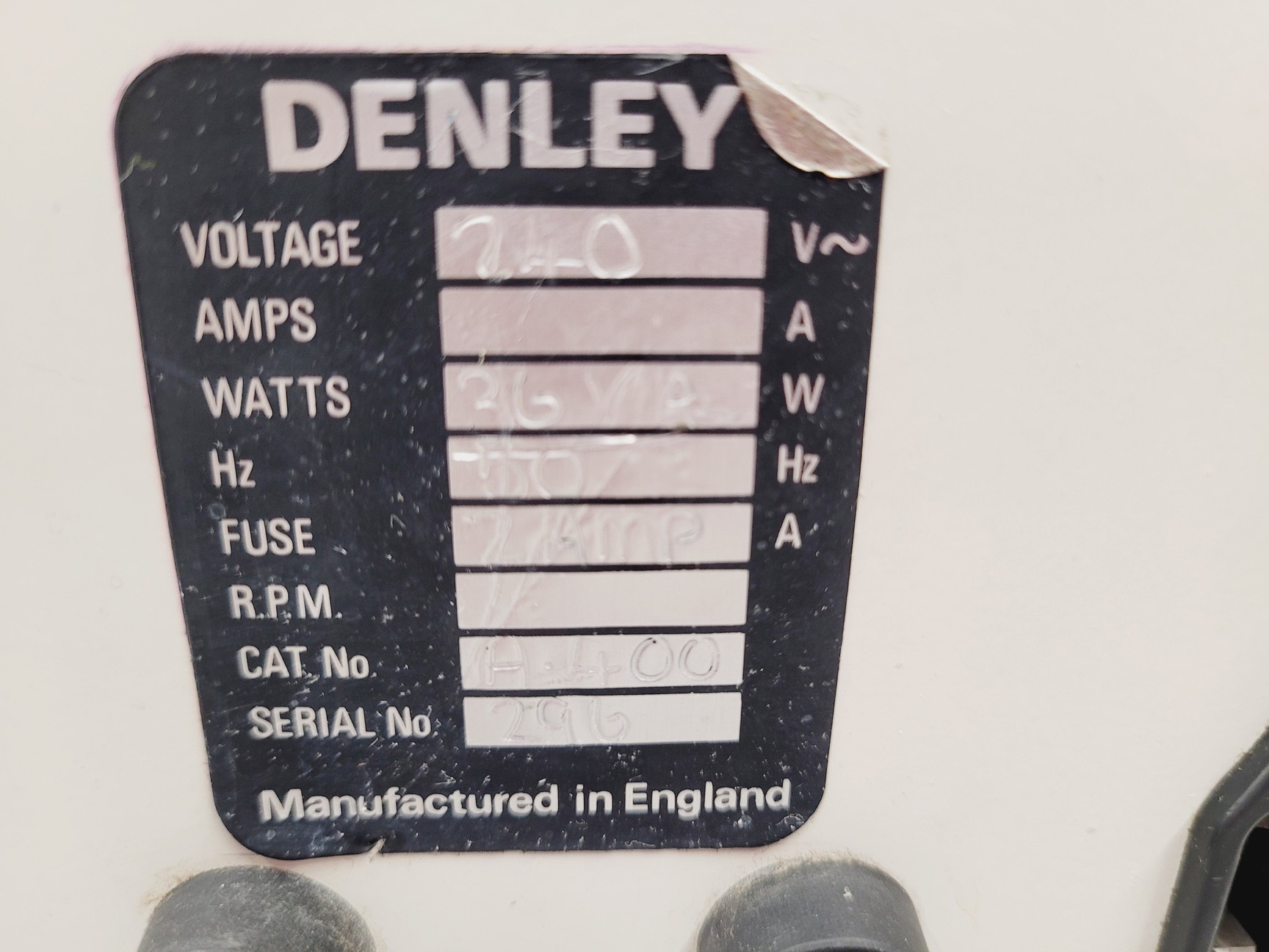 Image of Denley Multipoint Inoculator A400 w/ Foot Pedal Lab