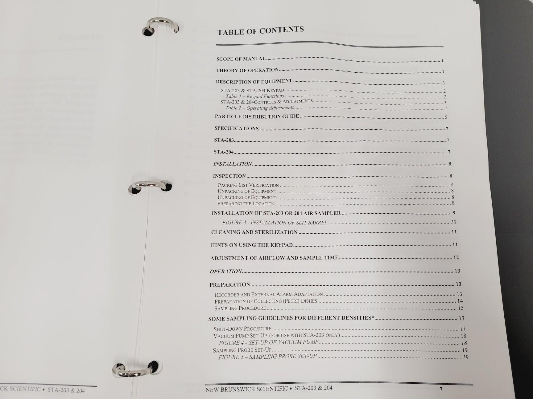Image of New Brunswick Biological Air Sampler Model STA-204 Lab