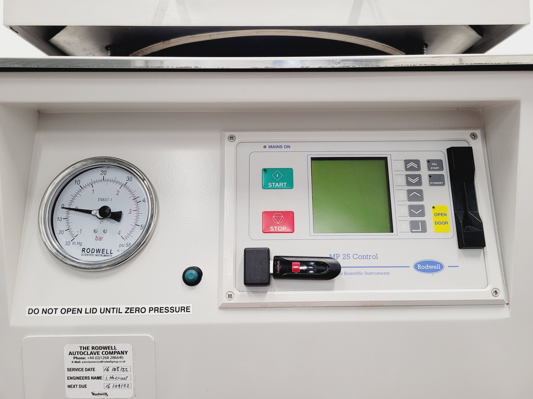 Image of Rodwell Ensign 125 Floor Standing Autoclave Spares/Repair Lab