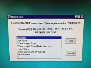 Thumbnail image of Hitachi F-4500 Fluorescence Spectrophotometer System Spares/Repair Lab