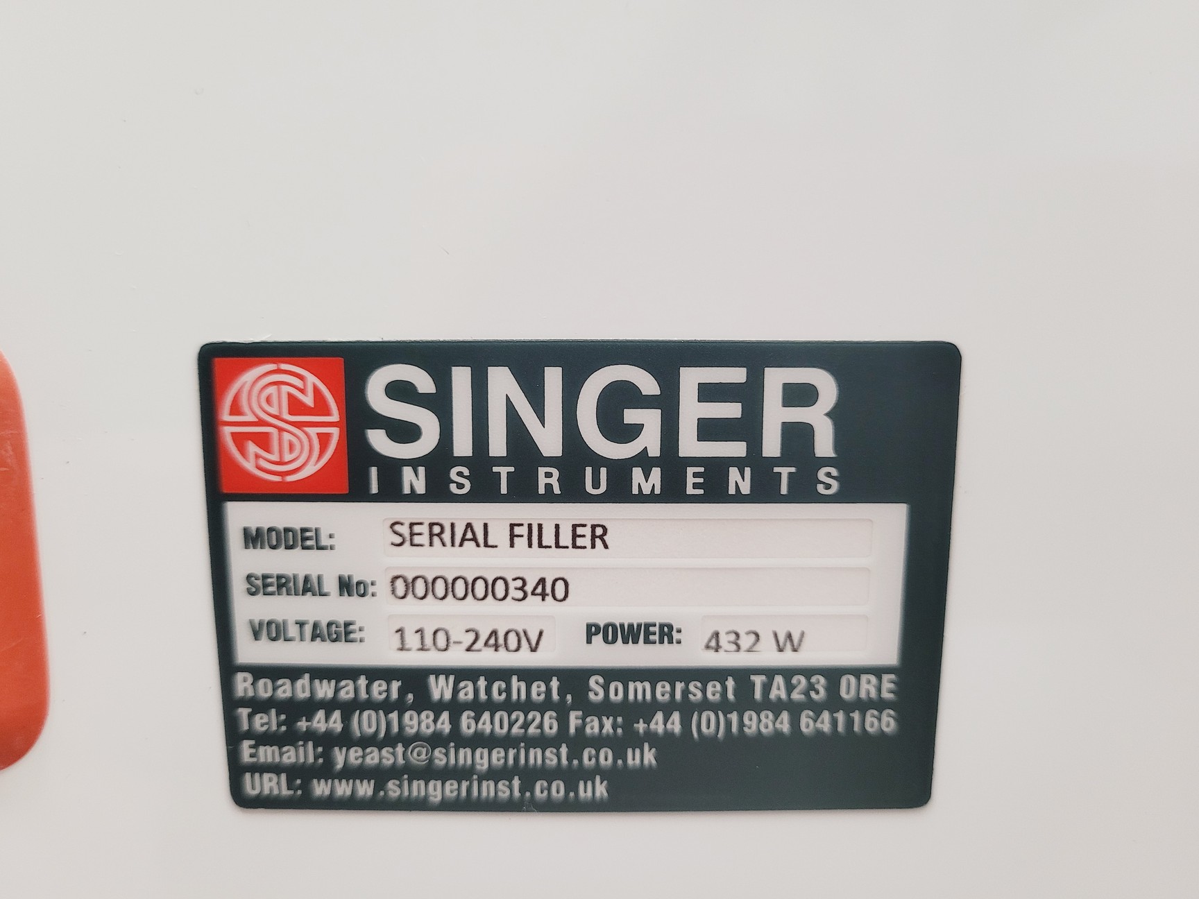 Image of Singer Instruments Serial Filler Automated Plate Pourer Lab