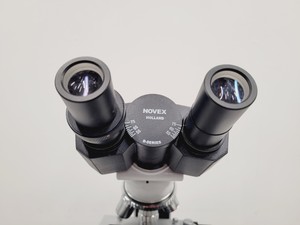 Thumbnail image of Lot of 6 Novex Holland B Series Microscopes w/ SP4/0.10 160/-, SP10/0.25 160/-