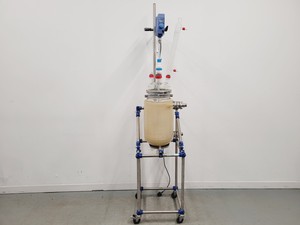 Thumbnail image of Radleys 20 Litre Jacketed Reactor Vessel with IKA Stirrer, Accessories on Stand