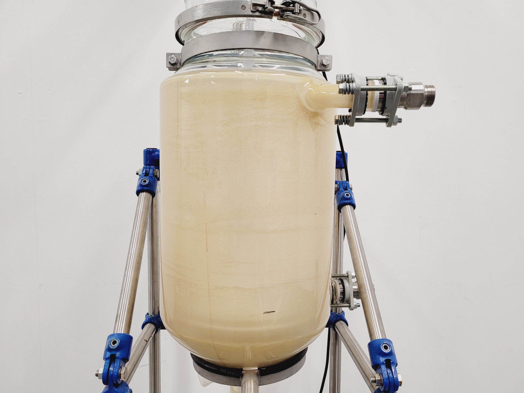 Image of Radleys 20 Litre Jacketed Reactor Vessel with IKA Stirrer, Accessories on Stand