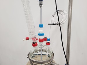 Thumbnail image of Radleys 20 Litre Jacketed Reactor Vessel with IKA Stirrer, Accessories on Stand