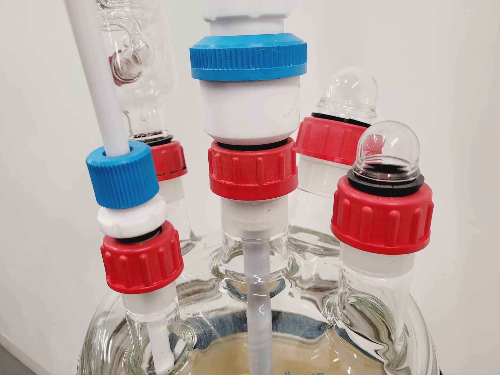 Image of Radleys 20 Litre Jacketed Reactor Vessel with IKA Stirrer, Accessories on Stand