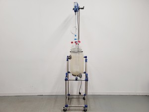 Thumbnail image of Radleys 20 Litre Jacketed Reactor Vessel with IKA Stirrer, Accessories on Stand