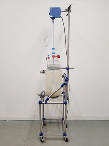 Thumbnail image of Radleys 20 Litre Jacketed Reactor Vessel with IKA Stirrer, Accessories on Stand