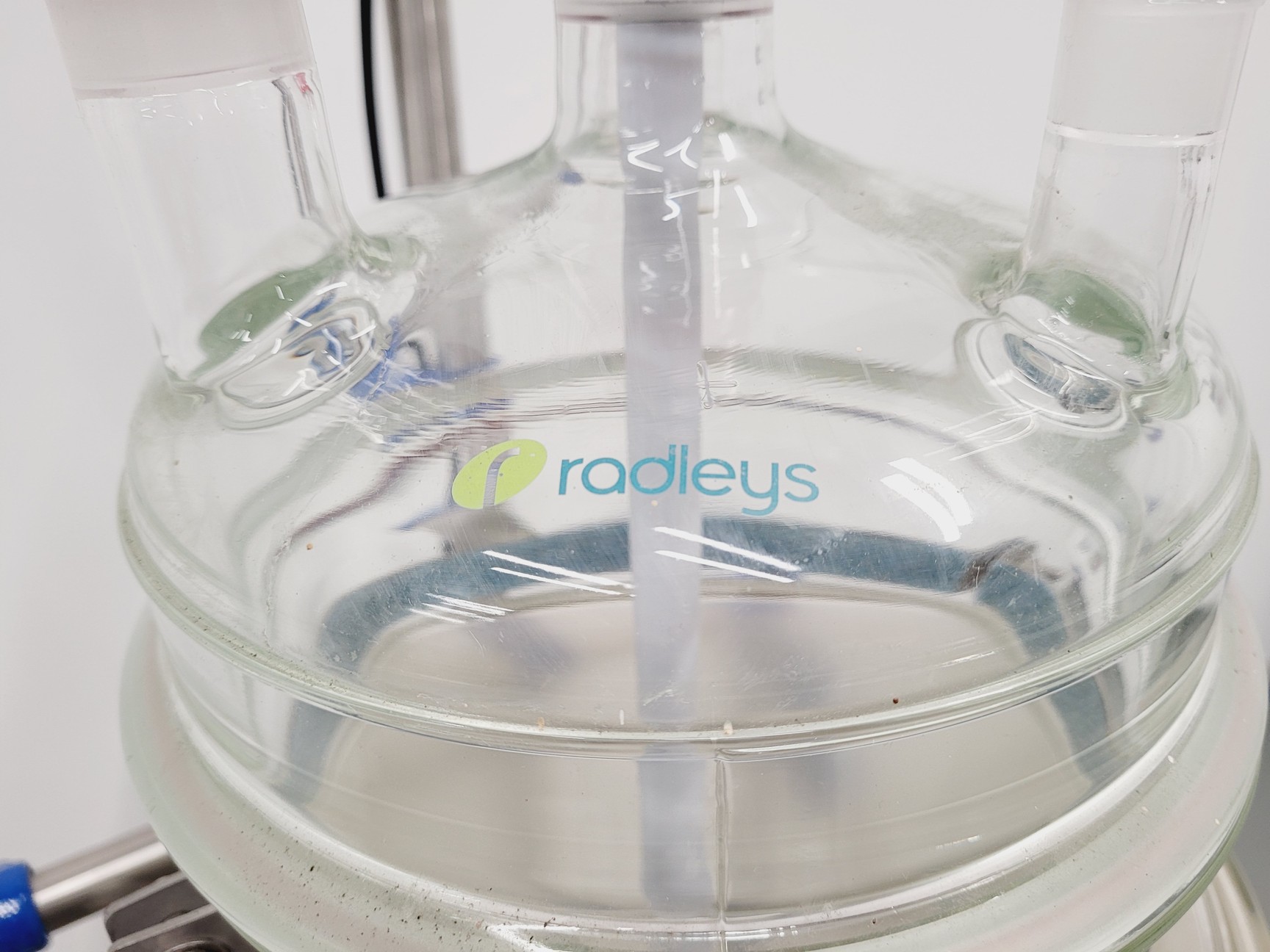 Image of Radleys 20 Litre Jacketed Reactor Vessel with IKA Stirrer, Accessories on Stand