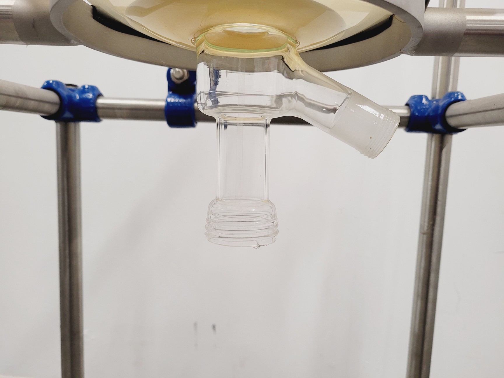 Image of Radleys 20 Litre Jacketed Reactor Vessel with IKA Stirrer, Accessories on Stand