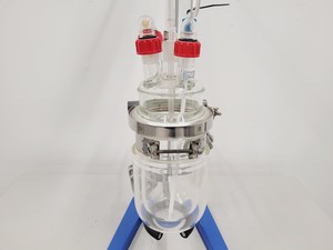 Thumbnail image of Radleys 1 Litre Jacketed Reactor Vessel with VWR Stirrer, Accessories on Stand