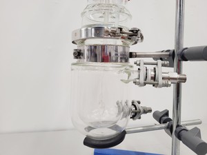 Thumbnail image of Radleys 1 Litre Jacketed Reactor Vessel with VWR Stirrer, Accessories on Stand