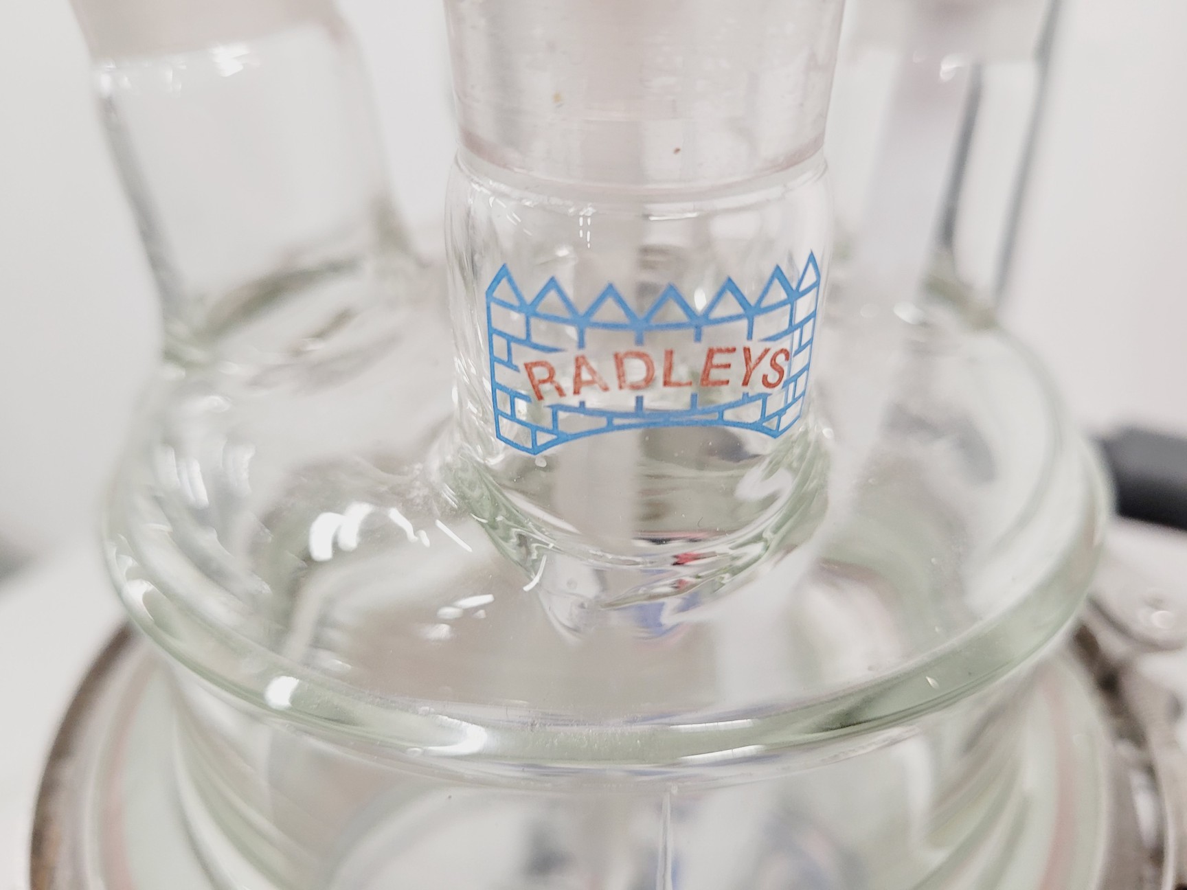 Image of Radleys 1 Litre Jacketed Reactor Vessel with VWR Stirrer, Accessories on Stand