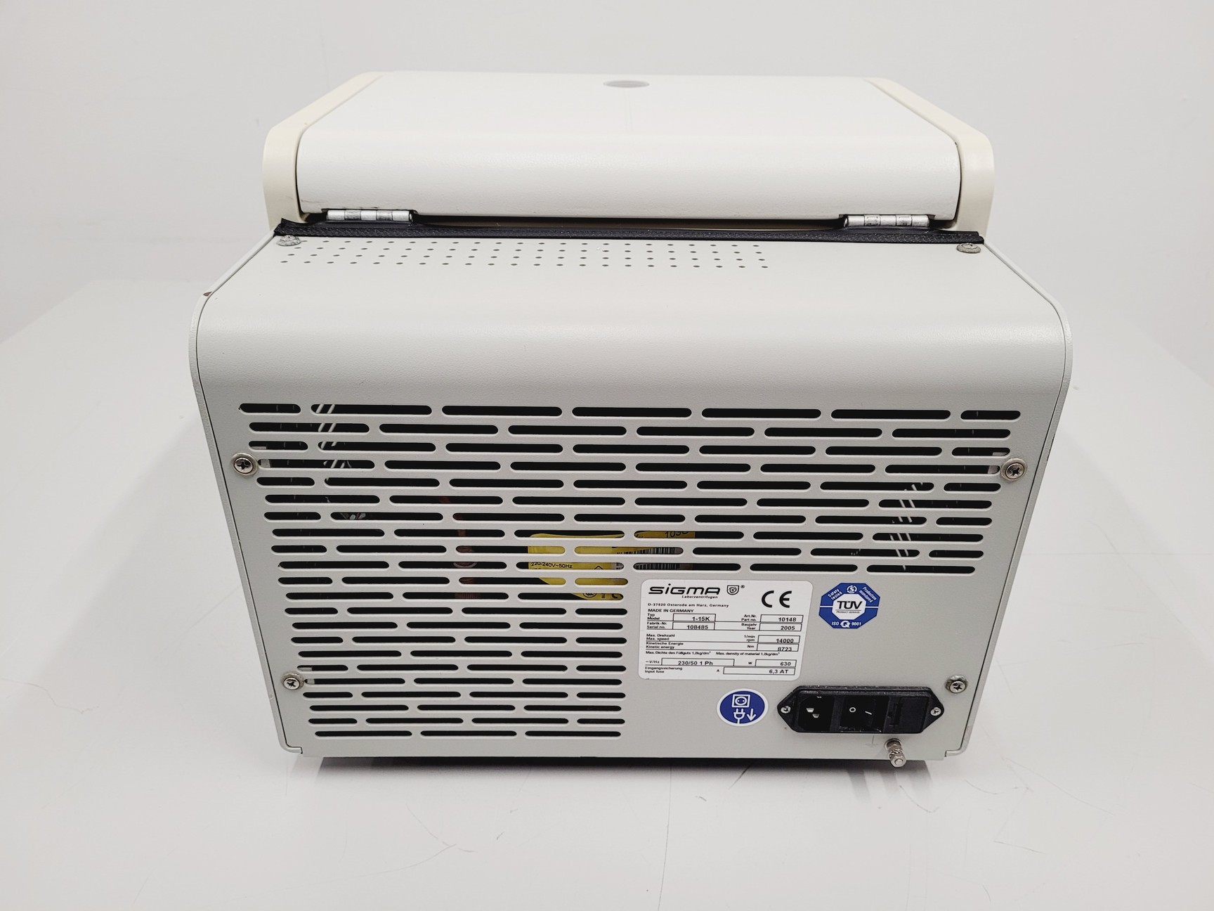 Image of Sigma 1-15K Refrigerated Benchtop Centrifuge w/ 12132 Spares/Repair Lab