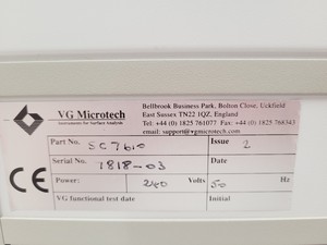 Thumbnail image of Quoram Polaron SC7610 Sputter Coater Spares/Repair Lab