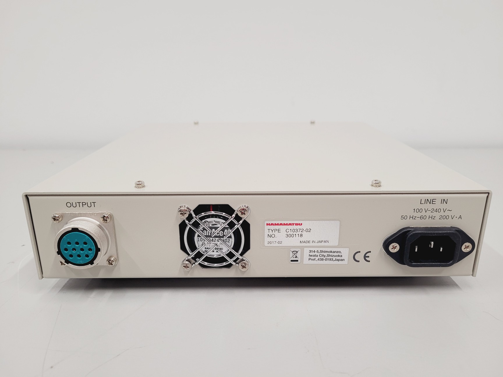 Image of Hamamatsu Photomultiplier Cooler Controller C10372 Lab