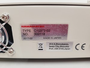 Thumbnail image of Hamamatsu Photomultiplier Cooler Controller C10372 Lab