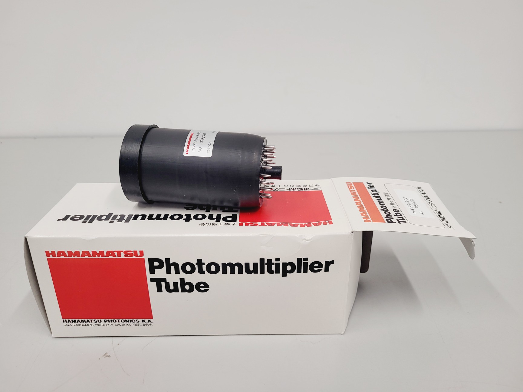 Image of Hamamatsu Photomultiplier Tube Type R943-02 Lab