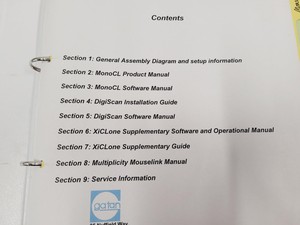 Thumbnail image of Gatan Mono CL SEM Detector Units With Princeton Pixis 100 Detector Camera Lab