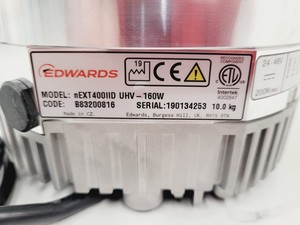 Thumbnail image of Edwards Turbo Molecular Pump (TMP) Model nEXT 400IID UHV-160W
