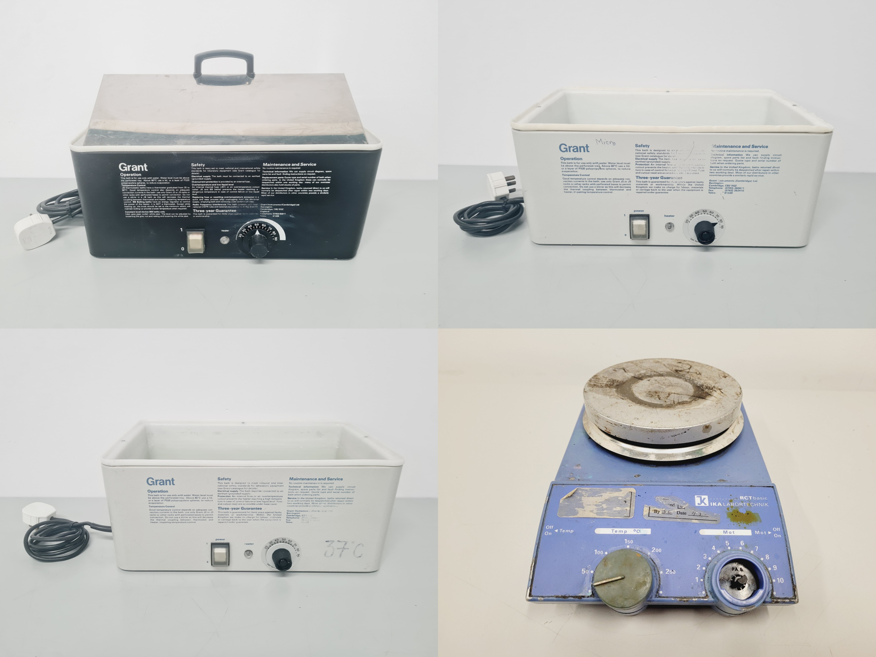 Image of Mixed Job Lot of Laboratory Equipment - Grant, Cecil, Shimadzu, IKA