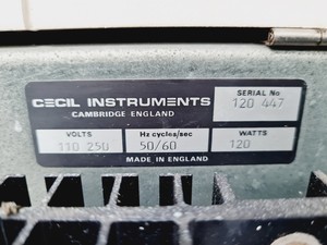 Thumbnail image of CECIL CE 1011 Spectrometer