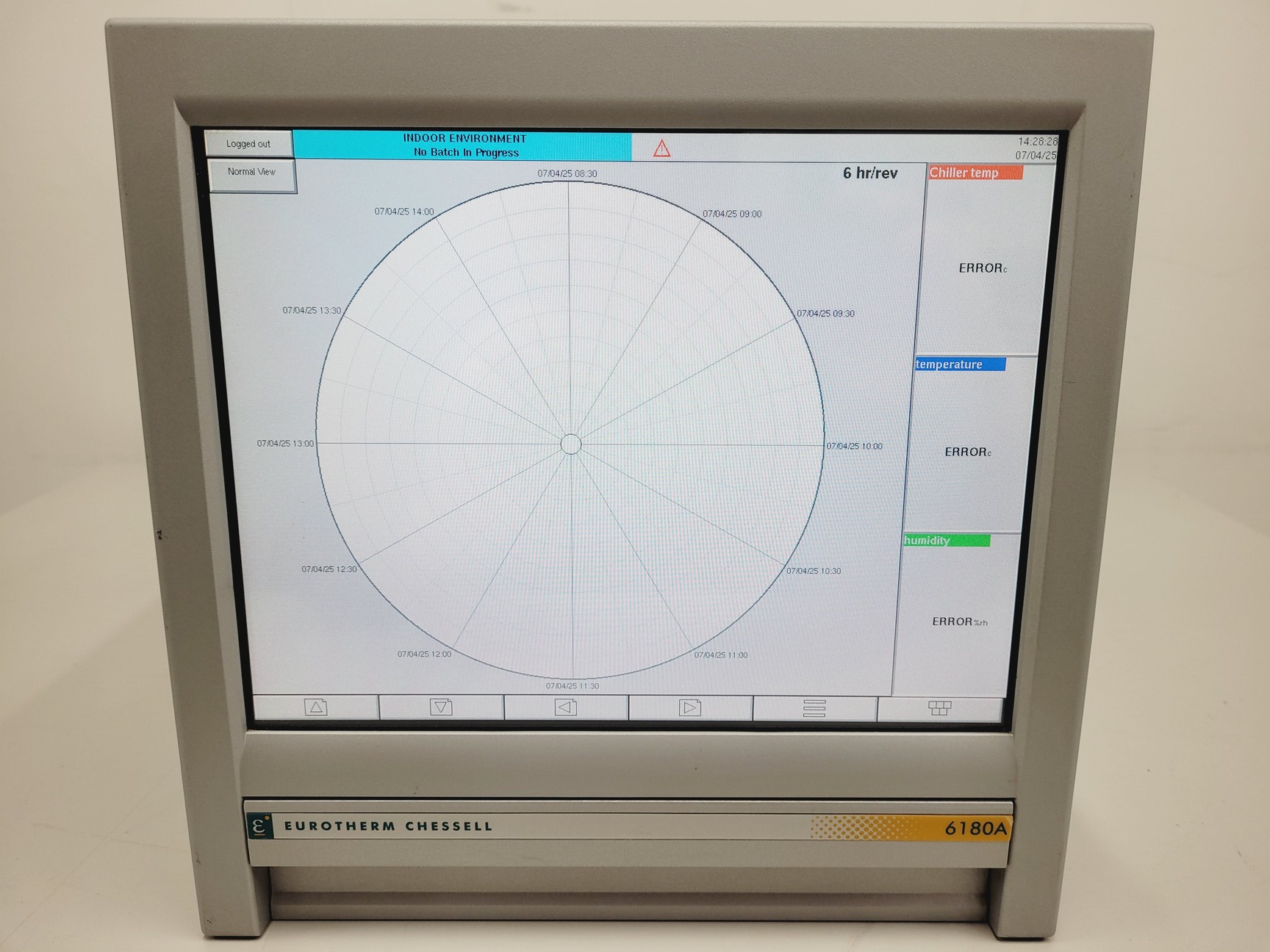 Image of Eurotherm Chessell Model 6180A Paperless Graphic Recorder Lab