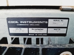 Thumbnail image of CECIL CE 2030 Spectrometer Lab
