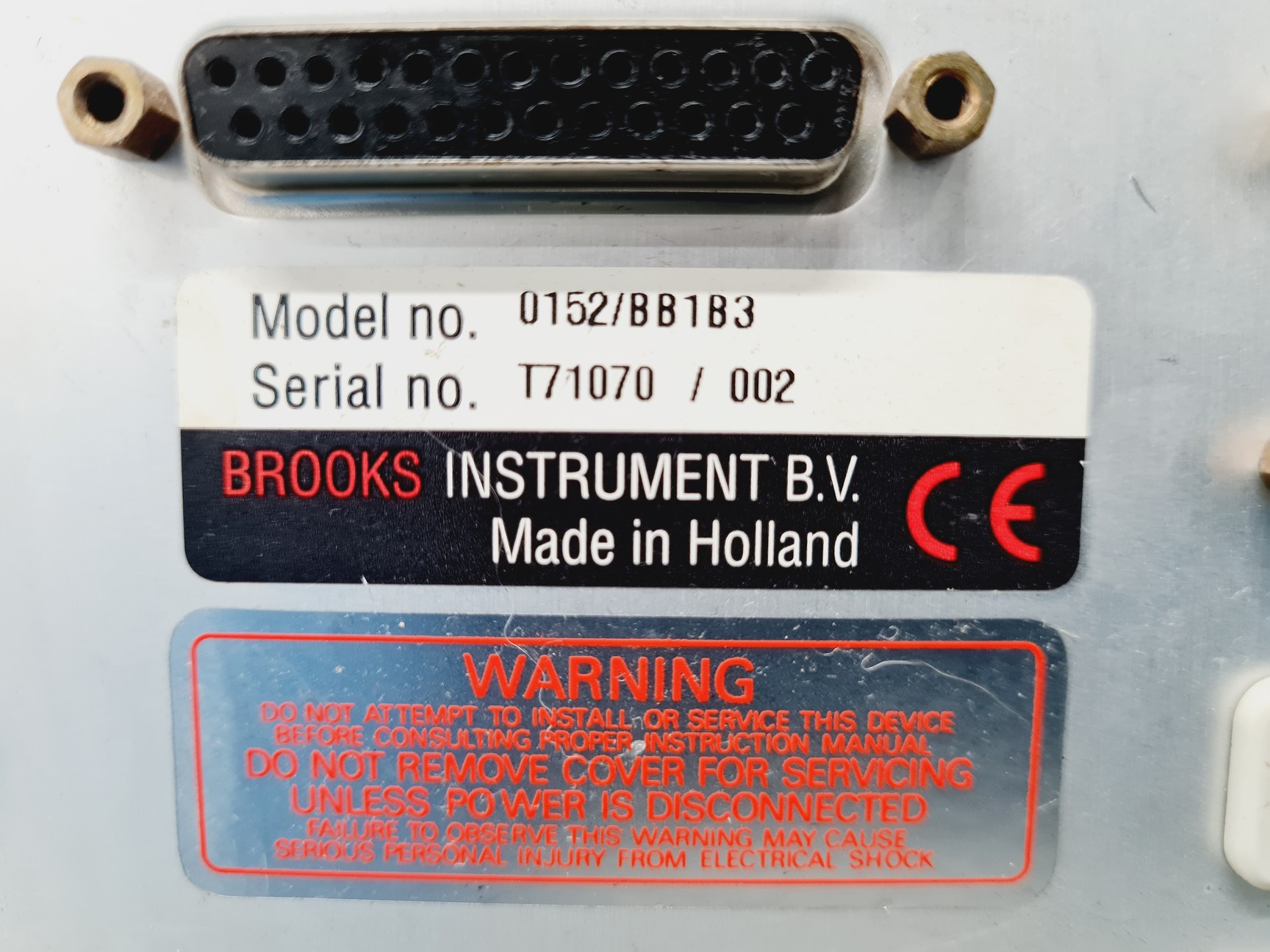 Image of Brooks Instrument Read Out & Control 0154 and 0152