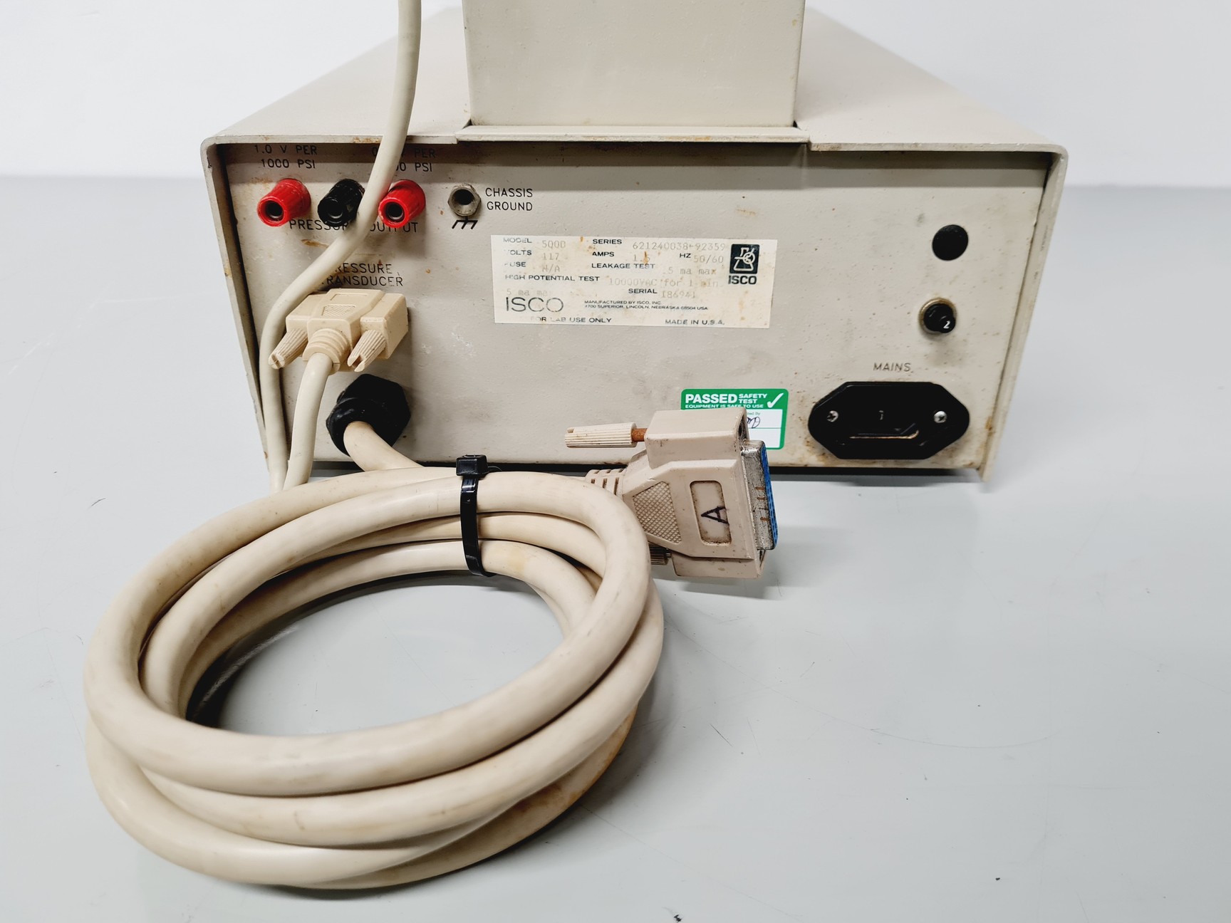 Image of ISCO Model No. 500D Syringe Pump Lab