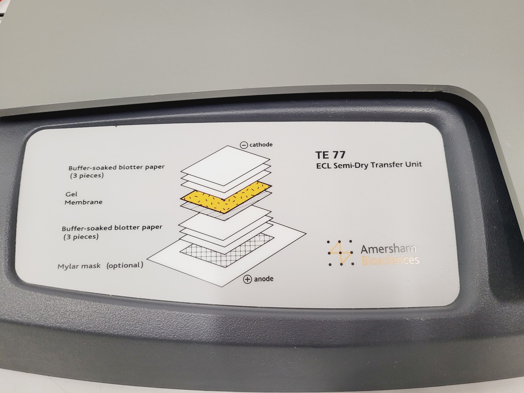 Image of Amersham Biosciences TE 77 ECL Semi-Dry Transfer Unit Lab