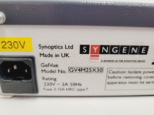 Thumbnail image of Syngene G:Box 680X HR Chemi Imaging System UV Transilluminator Spares/Repair Lab