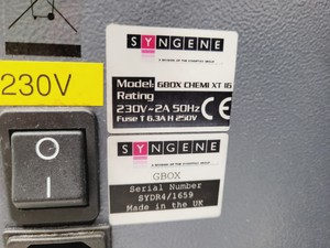 Thumbnail image of Syngene G:Box 680X HR Chemi Imaging System UV Transilluminator Spares/Repair Lab