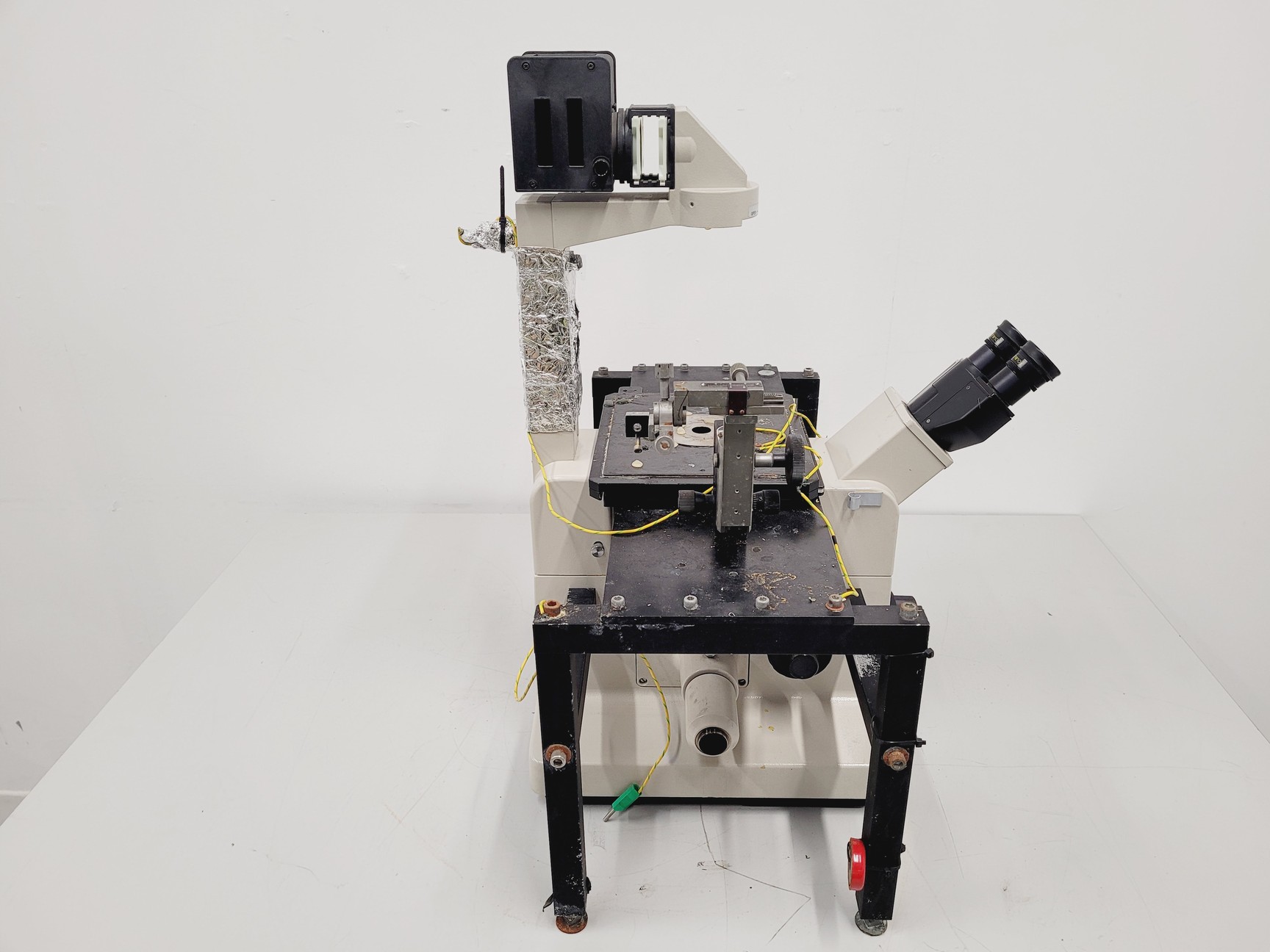 Image of Nikon Diaphot Microscope with Watec CCD Camera Spares/Repair Lab