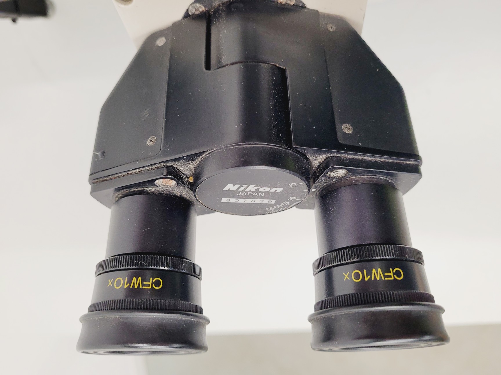 Image of Nikon Diaphot Microscope with Watec CCD Camera Spares/Repair Lab