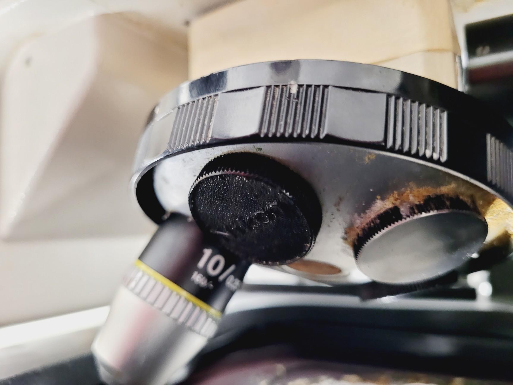 Image of Nikon Diaphot Microscope with Watec CCD Camera Spares/Repair Lab