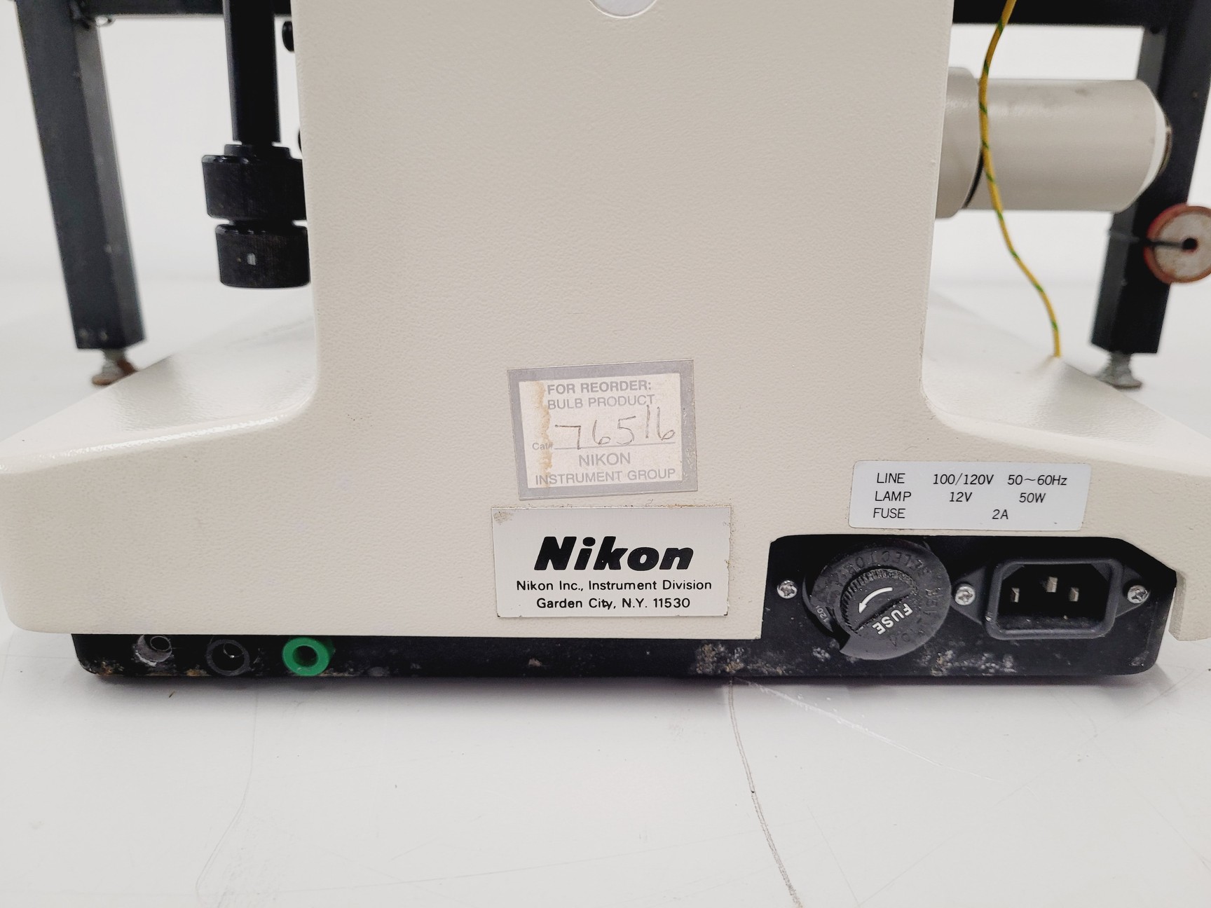 Image of Nikon Diaphot Microscope with Watec CCD Camera Spares/Repair Lab