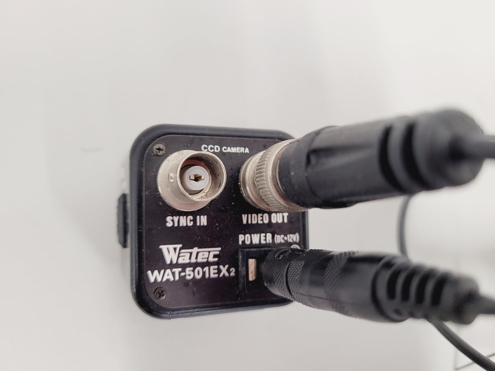 Image of Nikon Diaphot Microscope with Watec CCD Camera Spares/Repair Lab