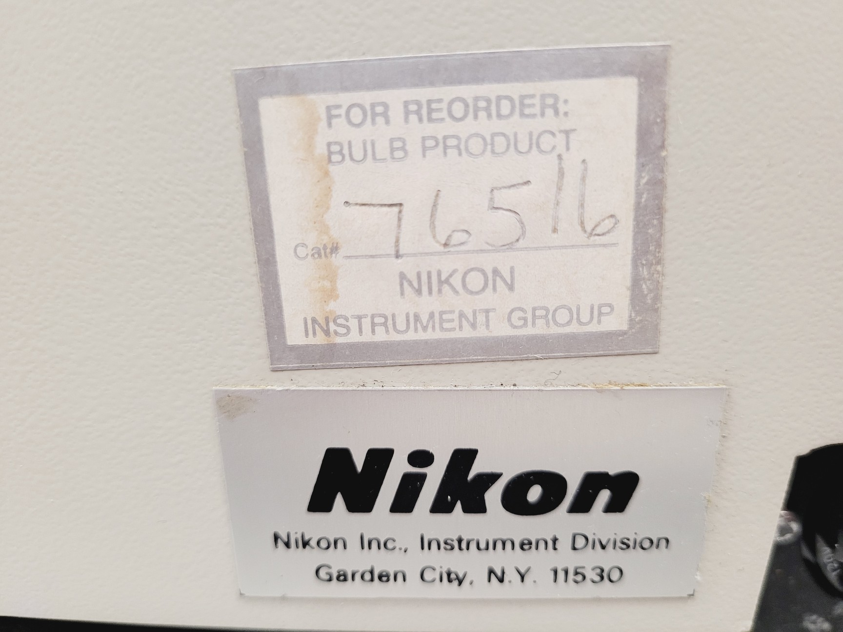 Image of Nikon Diaphot Microscope with Watec CCD Camera Spares/Repair Lab