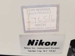 Thumbnail image of Nikon Diaphot Microscope with Watec CCD Camera Spares/Repair Lab