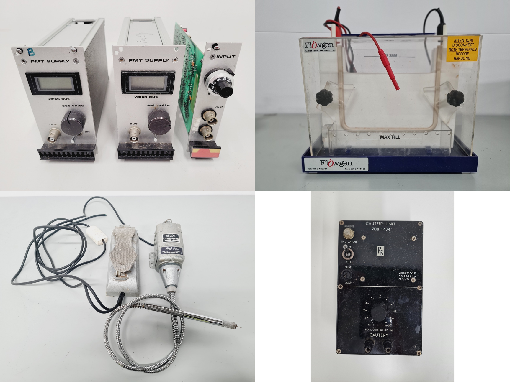 Image of Mixed Job Lot of Laboratory Equipment - Olympus, Flowgen, Bio-Rad, Techne, LEEC