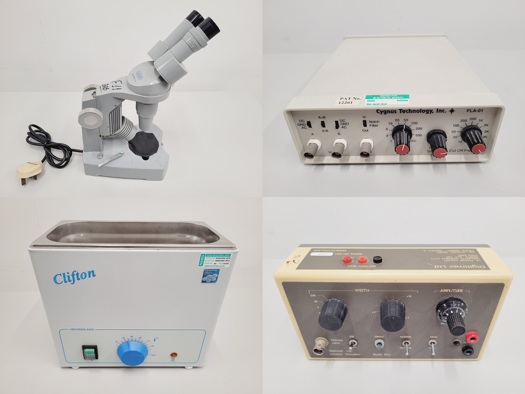 Image of Mixed Job Lot of Laboratory Equipment - Zeiss, Clifton, Nikon, Axon Instruments 