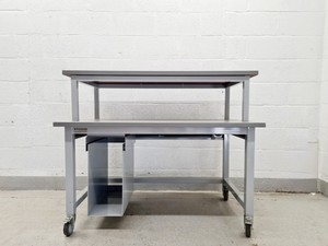 Image of New England Lab Furniture System 2 Tier Desk