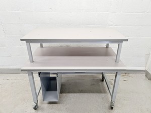 Thumbnail image of New England Lab Furniture System 2 Tier Desk 
