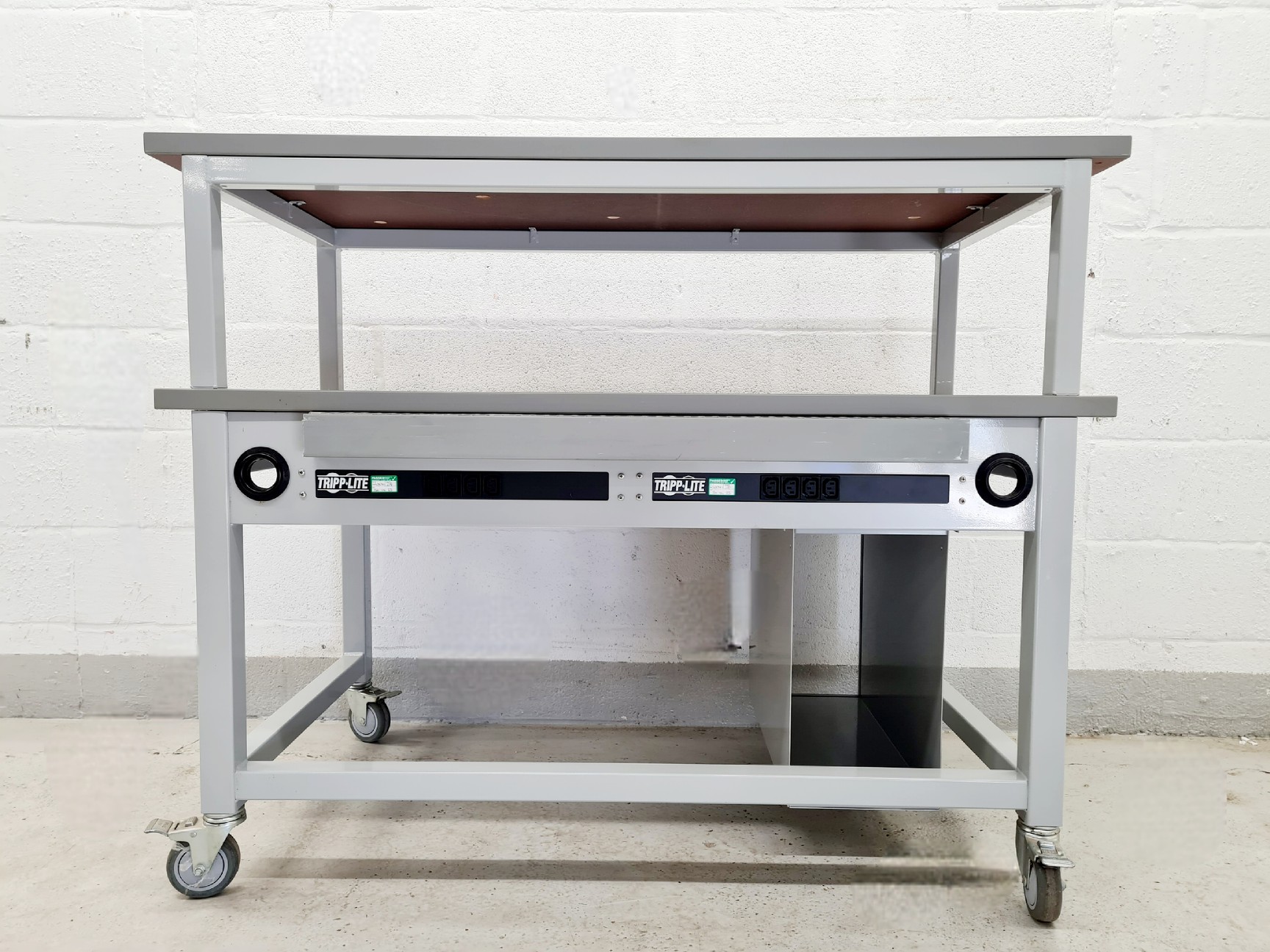 Image of New England Lab Furniture System 2 Tier Desk 