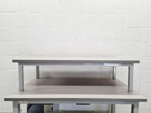 Thumbnail image of New England Lab Furniture System 2 Tier Desk 