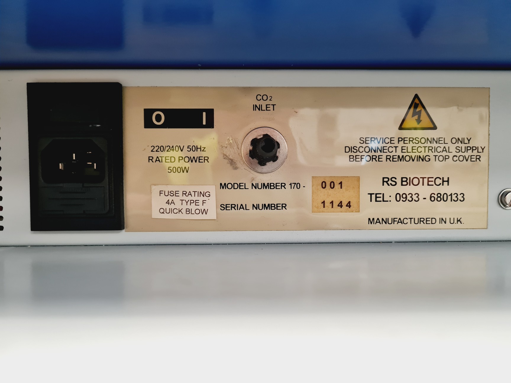 Image of RS Biotech Galaxy Co2 Incubator - Spares/Repair Lab