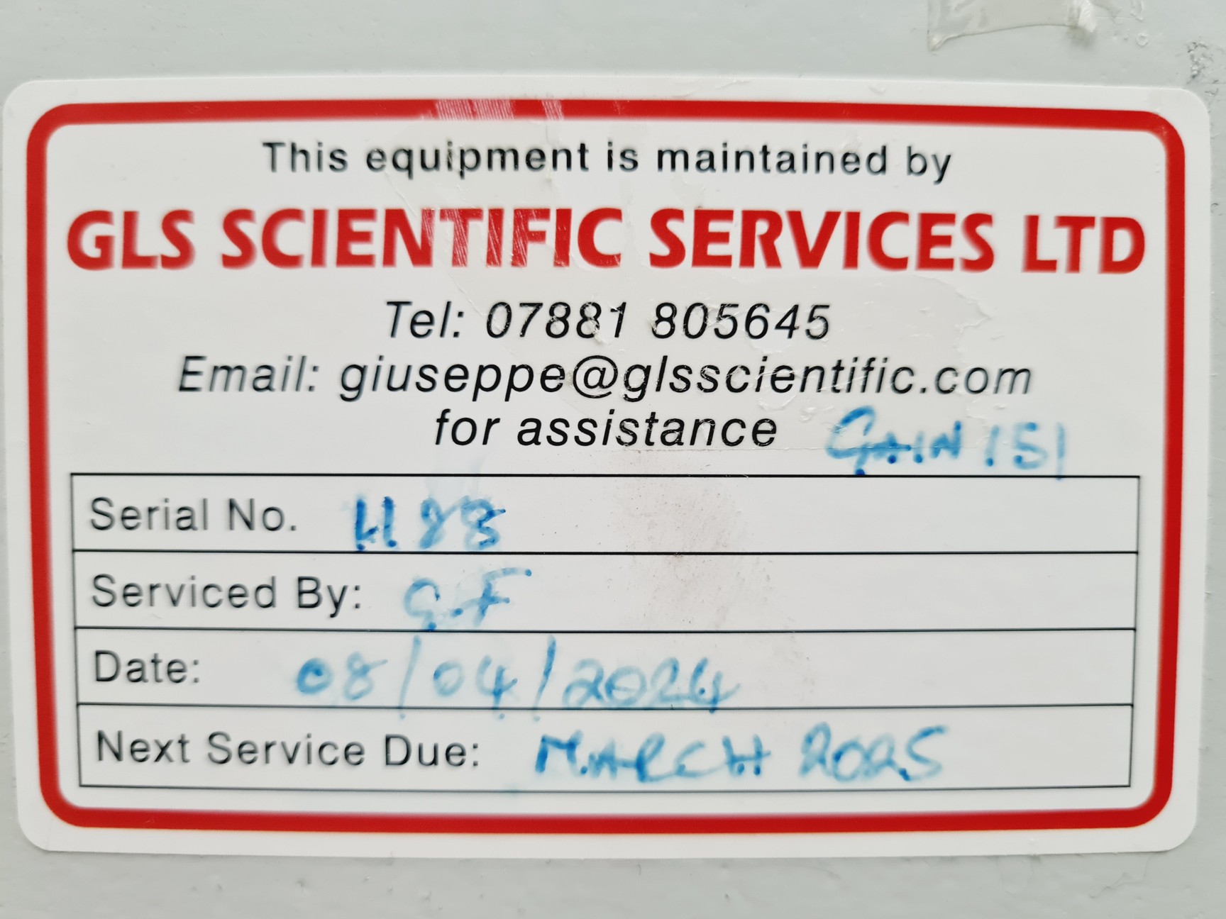 Image of RS Biotech Galaxy Co2 Incubator - Spares/Repair Lab