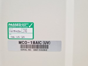 Thumbnail image of Sanyo MCO-18AIC UV Co2 Incubator Lab